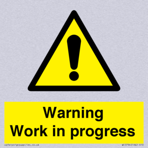 Warning Work in progress